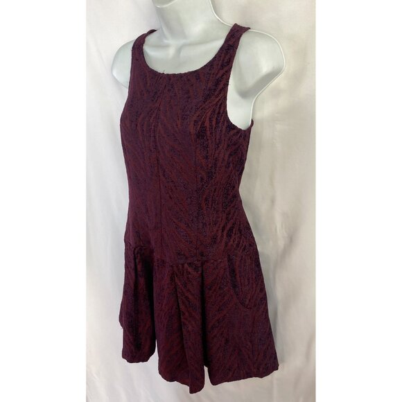 Free People Boho Purple Mini Casual Dress - Picture 3 of 10
